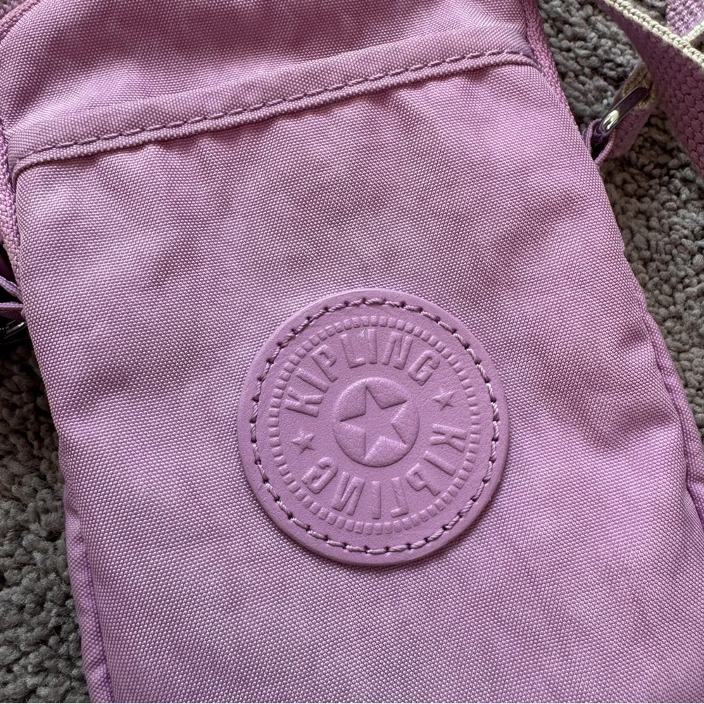 Kipling Lavendar Crossbody Phone Bag